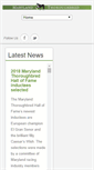 Mobile Screenshot of marylandthoroughbred.com